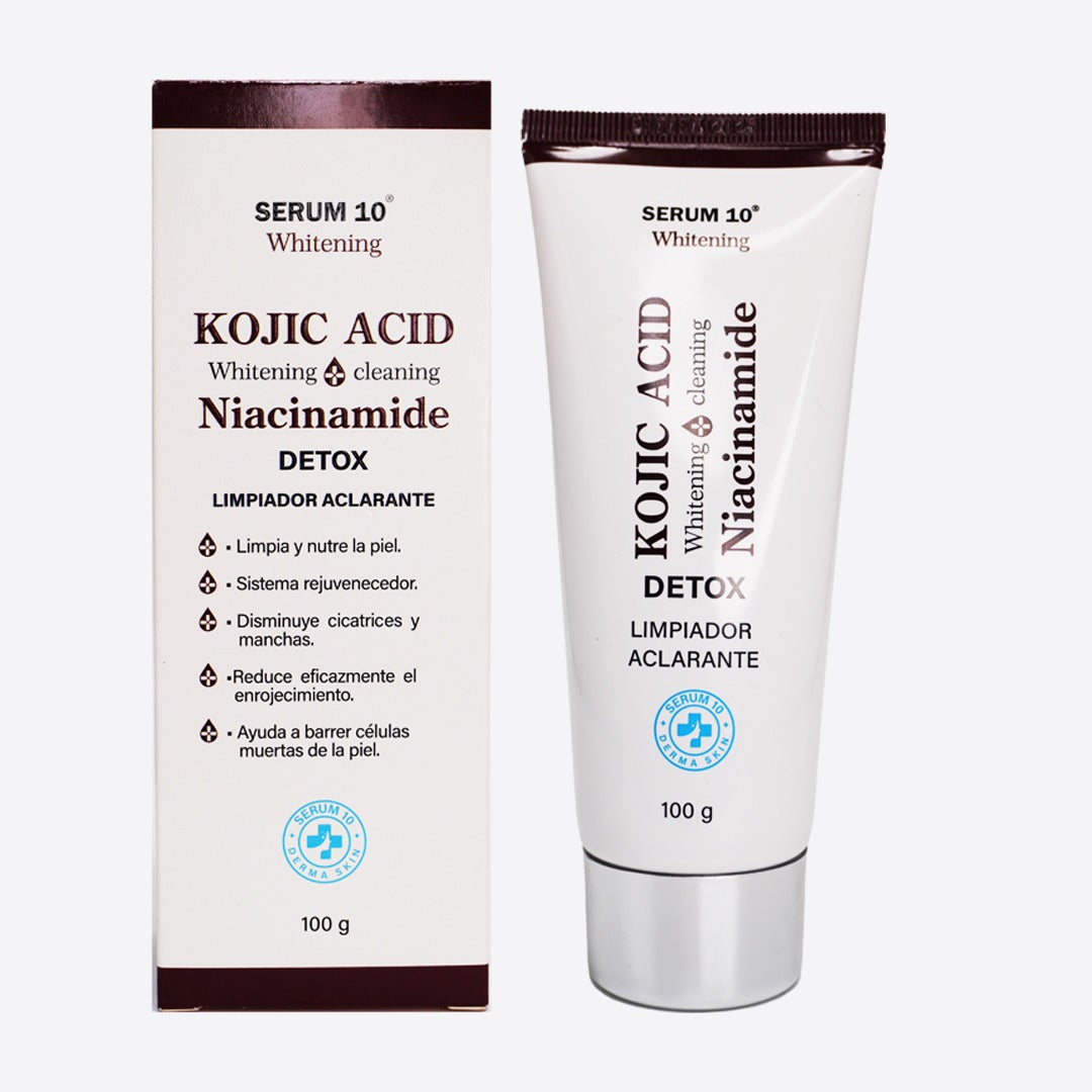 Jabón Aclarante De Kojic Serum 10