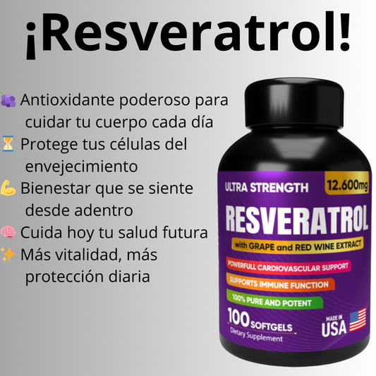 Resveratrol X 100 Sofgels