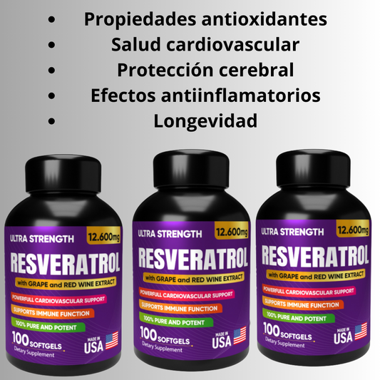 Resveratrol X 100 Sofgels X3