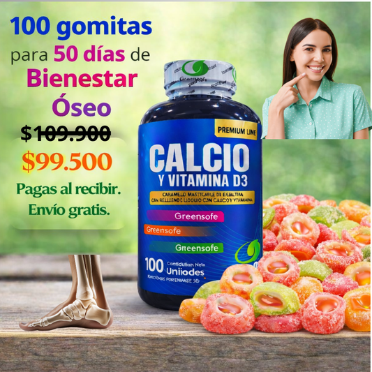 Calcio Vitamina D3 Con Invima X 100 Und