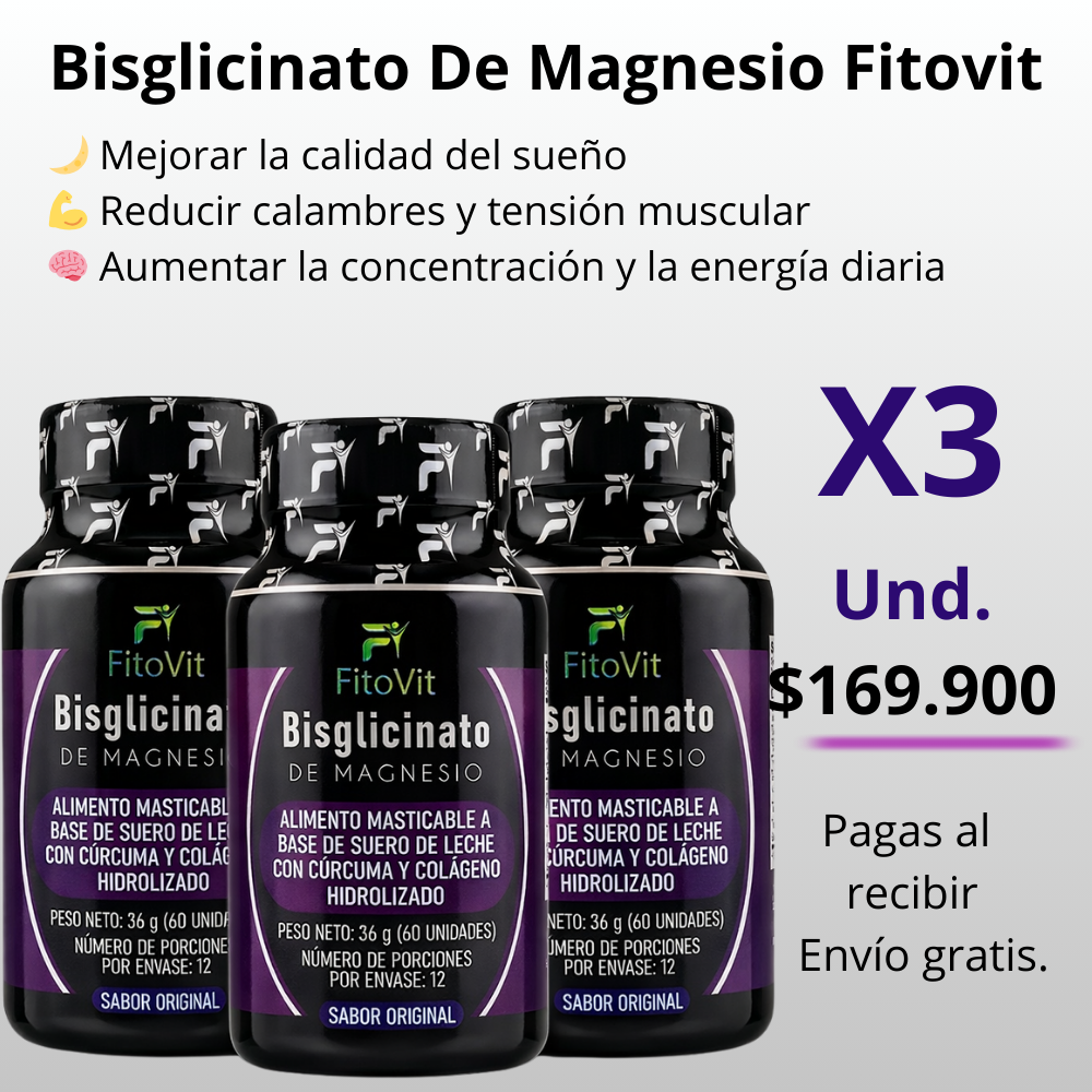 Bisglicinato De Magnesio Fitovit X3und