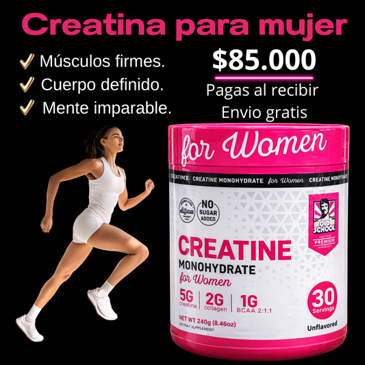 CREATINE MONOHYDRATE FOR WOMEN Creatina para Mujer