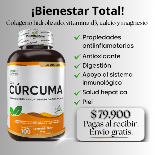 Cúrcuma Life X 100 Tabletas