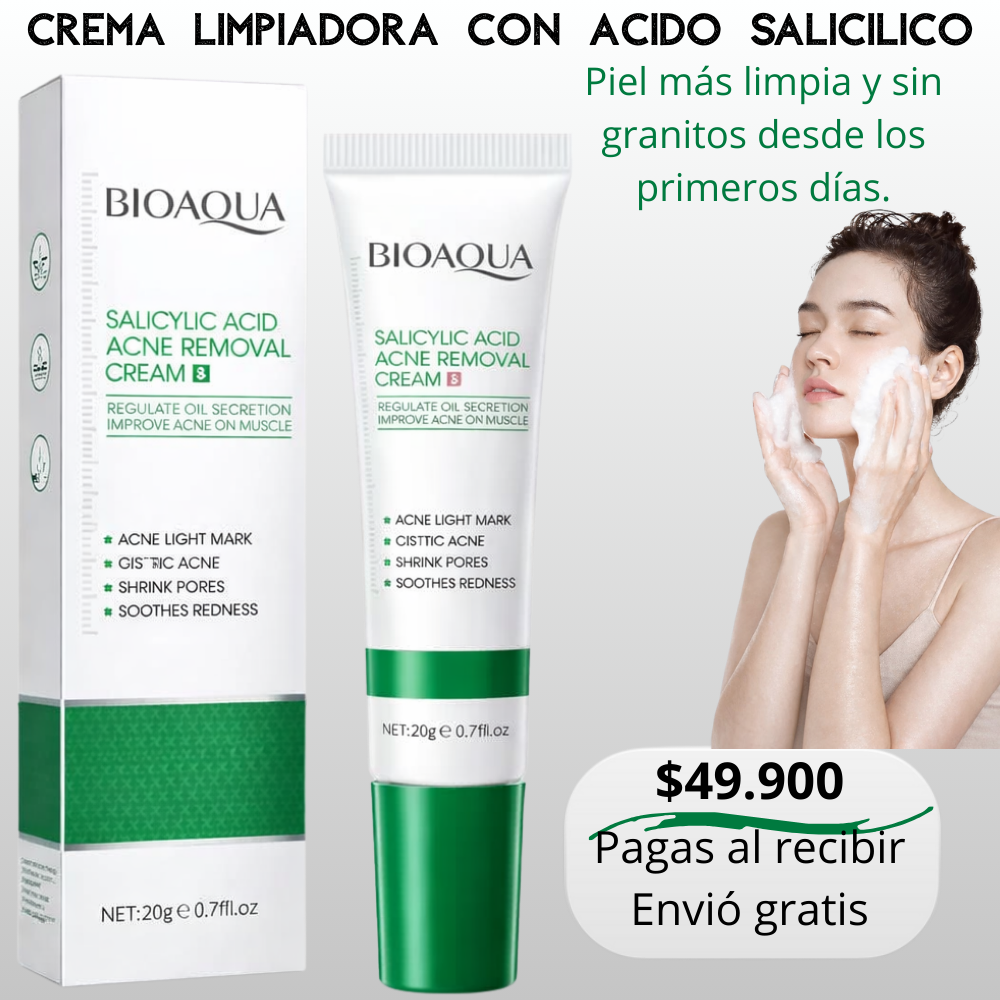 Crema Con Acido Salicílico Control Acné