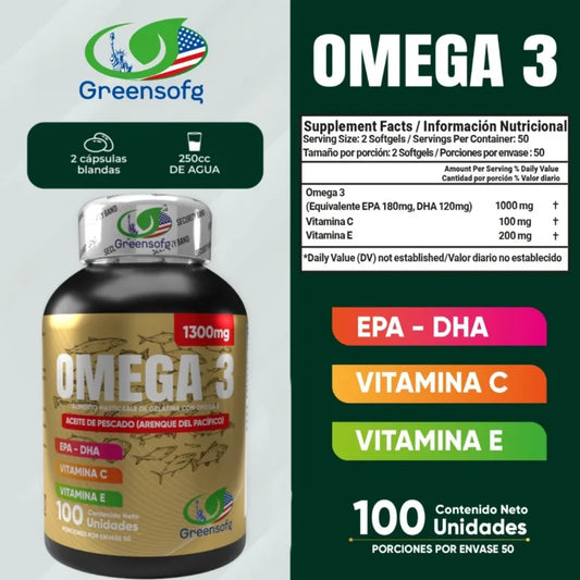 Combo Omega 3 Invima Softgels X 3 Und