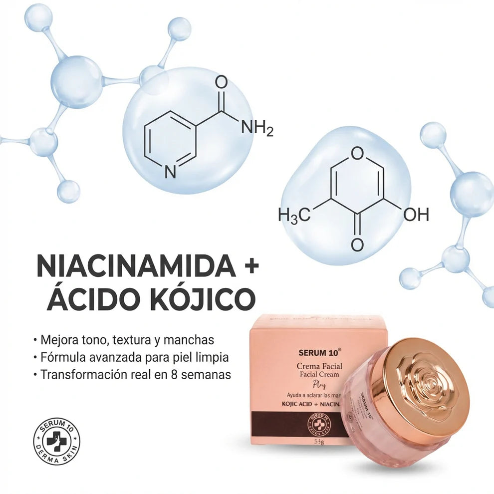 Crema Facial Acid Kojic Y Niacinamida Serum10