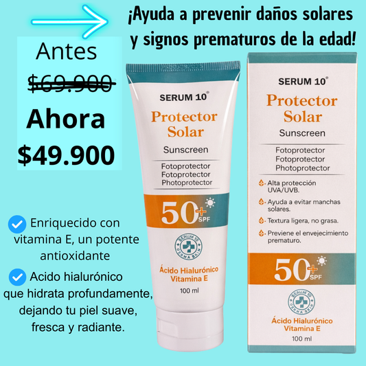 Protector Solar Vitamina E Serum 10